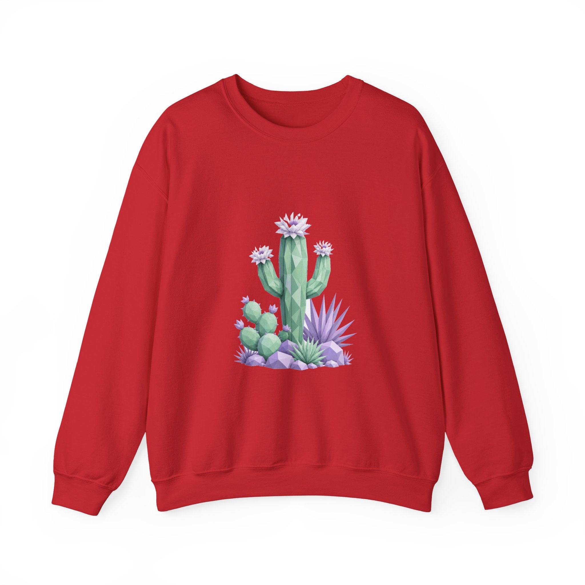 Matching Couple Sweatshirt - Desert & Rainforest Matching Couple Premium Fleece Sweatshirt Geometric Art His Hers Love Gift - Design A