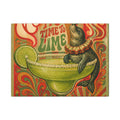 Margarita Balancing Seal Wall Art Canvas 16×20 Psychedelic Cafe Decor Maximalist Print