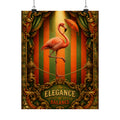 Flamingo Tightrope Wall Art Poster 18×24 Baroque Home Office Decor Maximalist Print