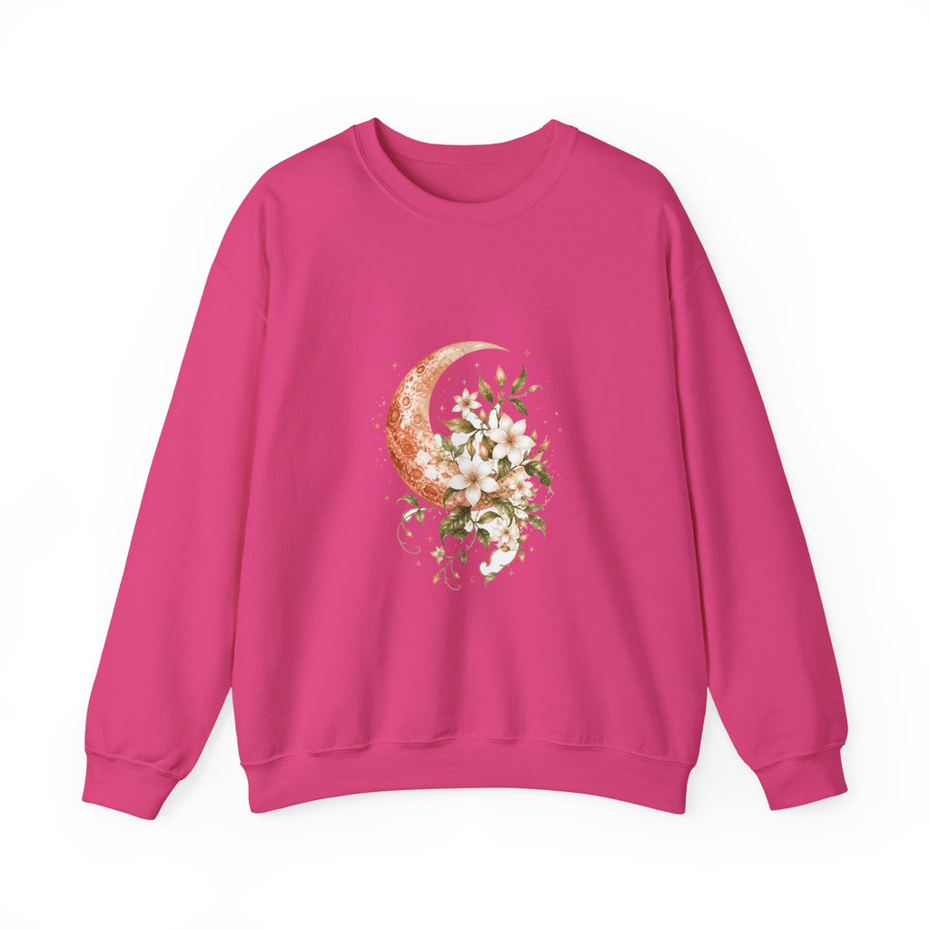 Matching Couple Sweatshirt - Sun & Moon Matching Couple Comfort Colors Crew Watercolor Art His Hers Birthday Gift - Design A