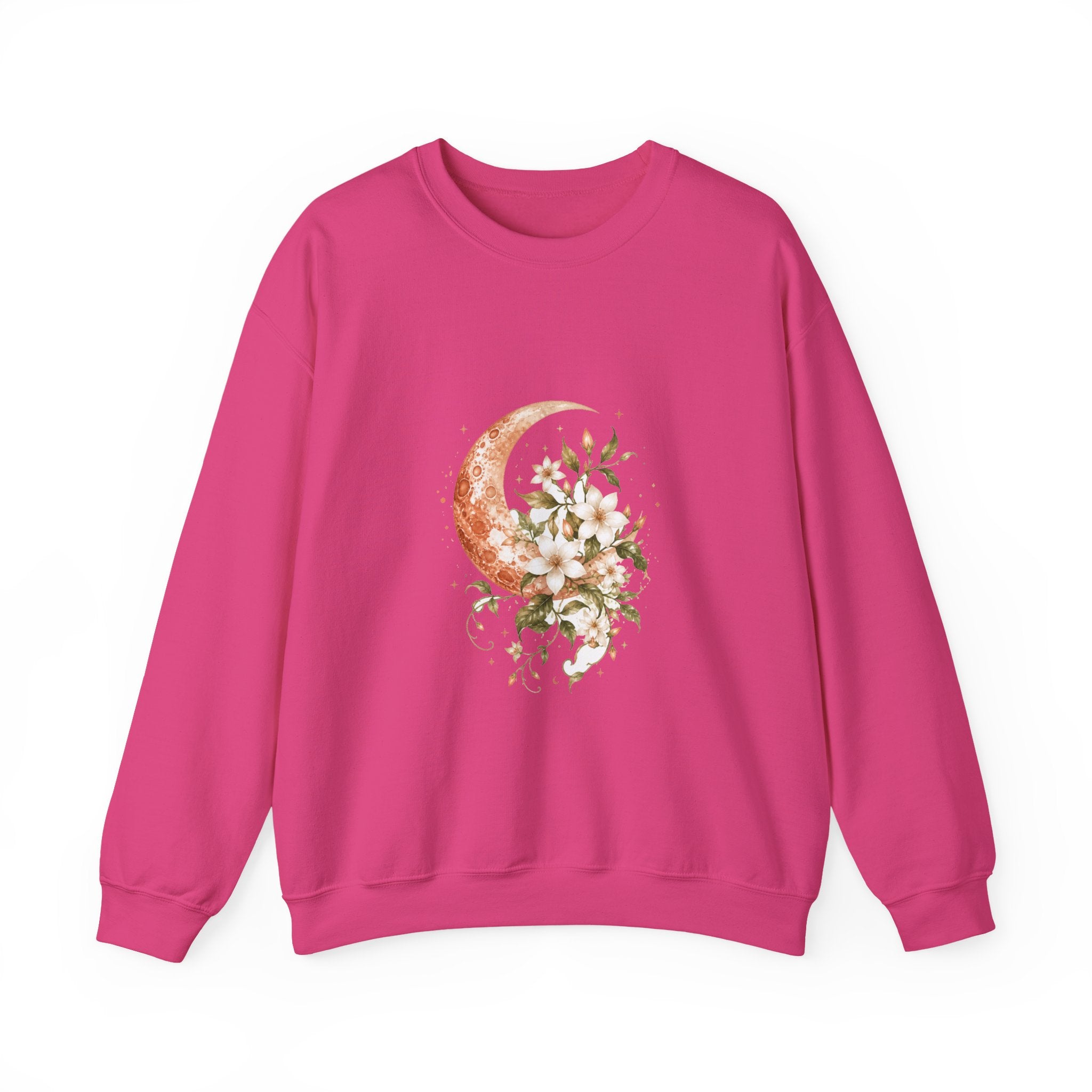 Matching Couple Sweatshirt - Sun & Moon Matching Couple Comfort Colors Crew Watercolor Art His Hers Birthday Gift - Design A