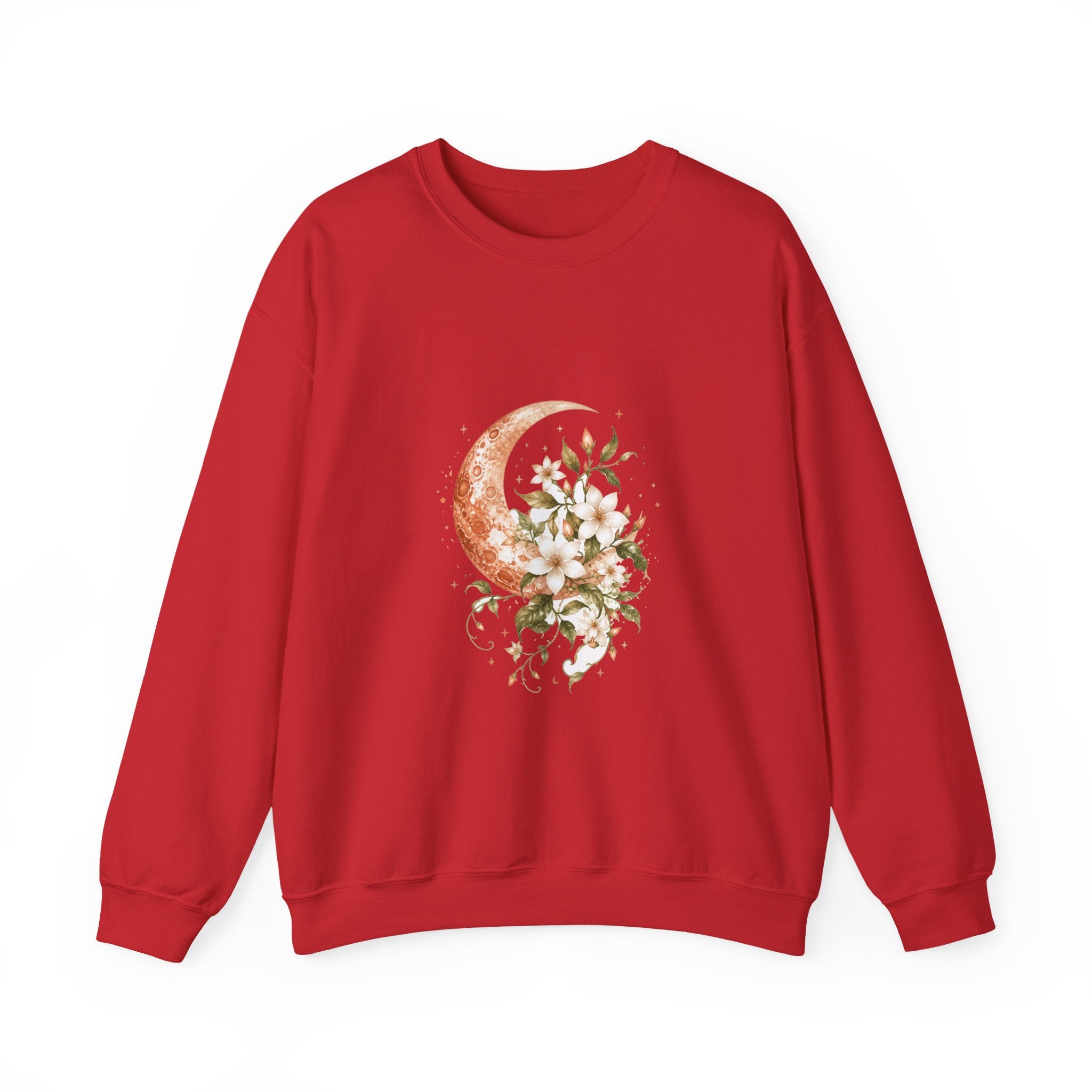 Matching Couple Sweatshirt - Sun & Moon Matching Couple Comfort Colors Crew Watercolor Art His Hers Birthday Gift - Design A