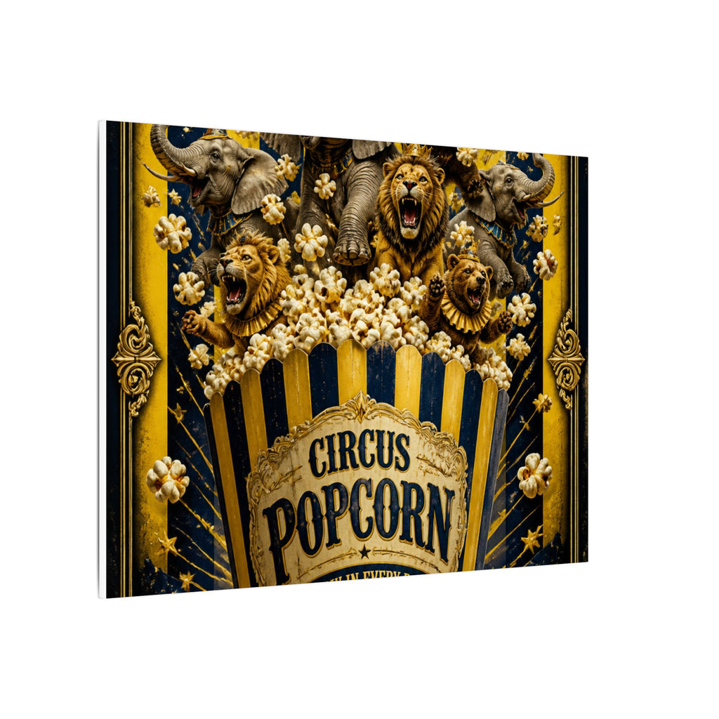 Popcorn Box Animals Wall Art Canvas 24×36 Baroque Studio Decor Maximalist Print