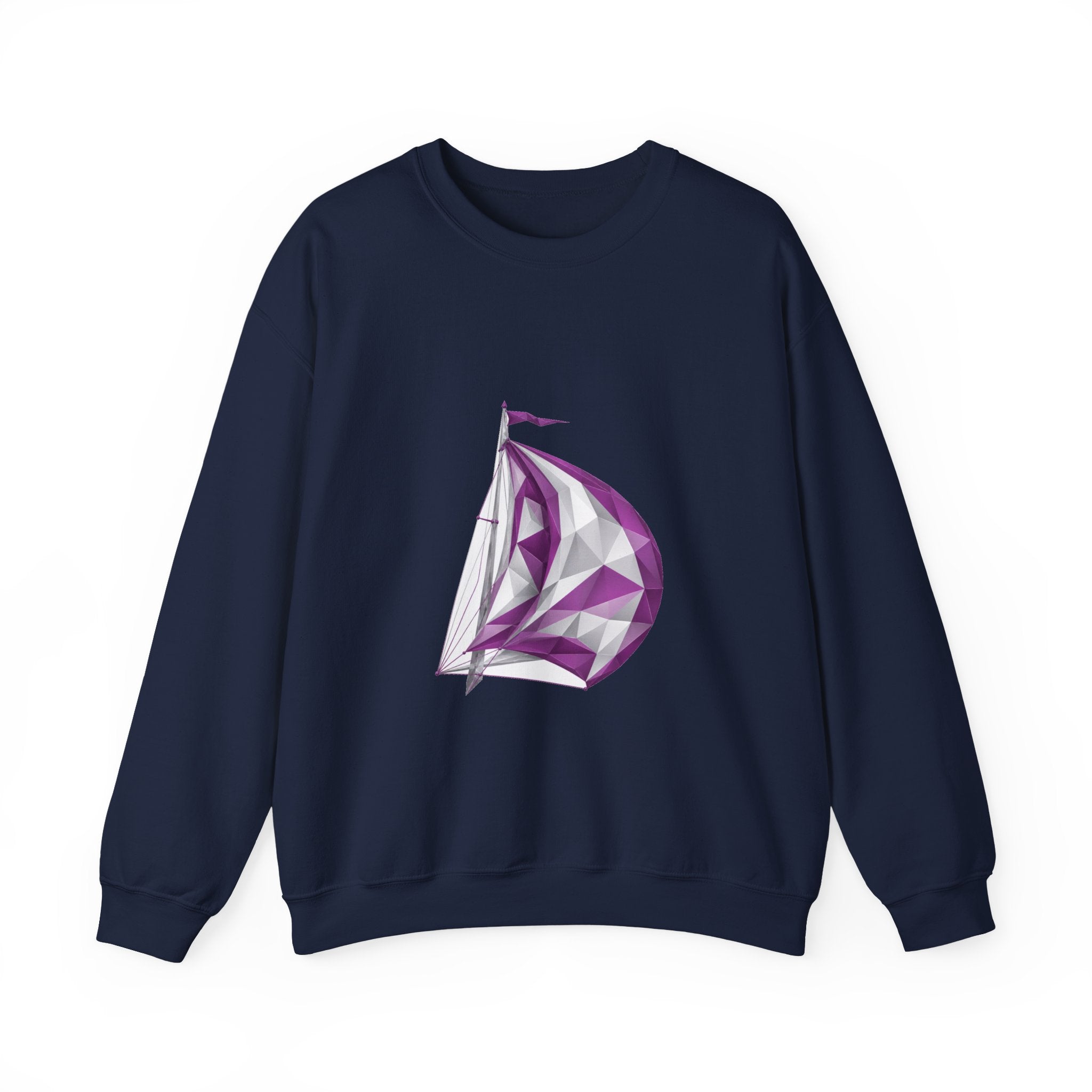 Matching Couple Sweatshirt - Anchor & Sail Matching Couple Comfort Colors Crew Geometric Art His Hers Love Gift - Design B