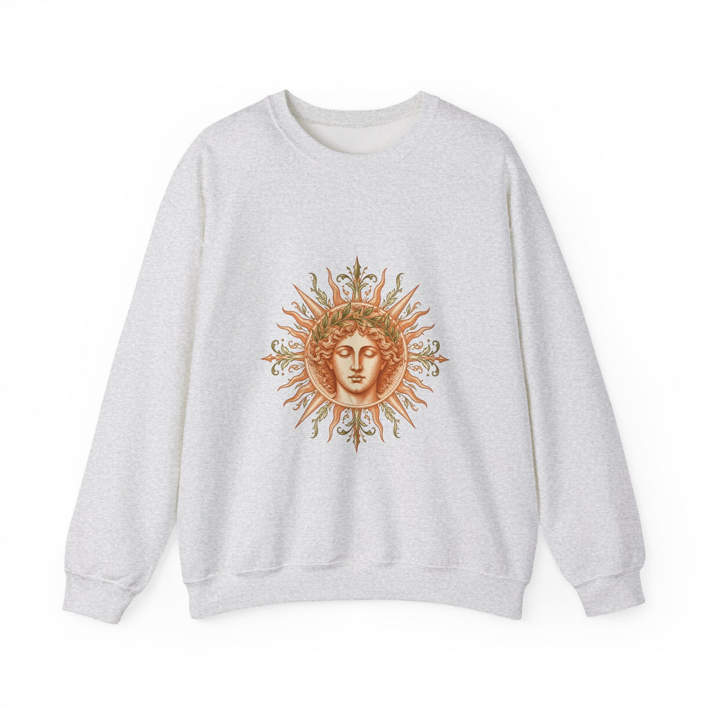 Matching Couple Sweatshirt - Helios & Selene Matching Couple Crewneck Sweatshirt Vintage Art His Hers Wedding Gift - Design A