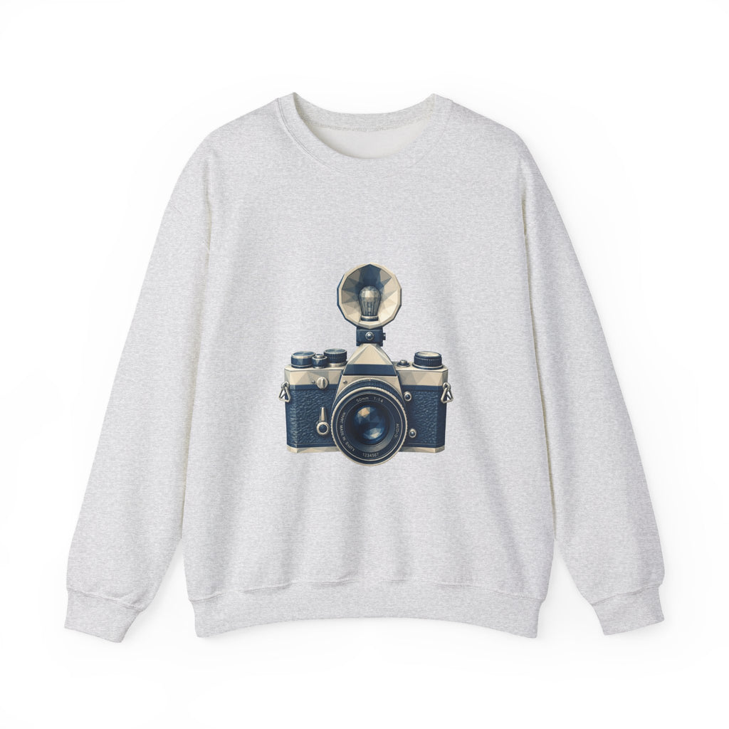 Matching Couple Sweatshirt - Camera & Film Matching Couple Comfort Colors Crew Geometric Art His Hers Love Gift - Design A