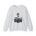 Matching Couple Sweatshirt - Camera & Film Matching Couple Comfort Colors Crew Geometric Art His Hers Love Gift - Design A