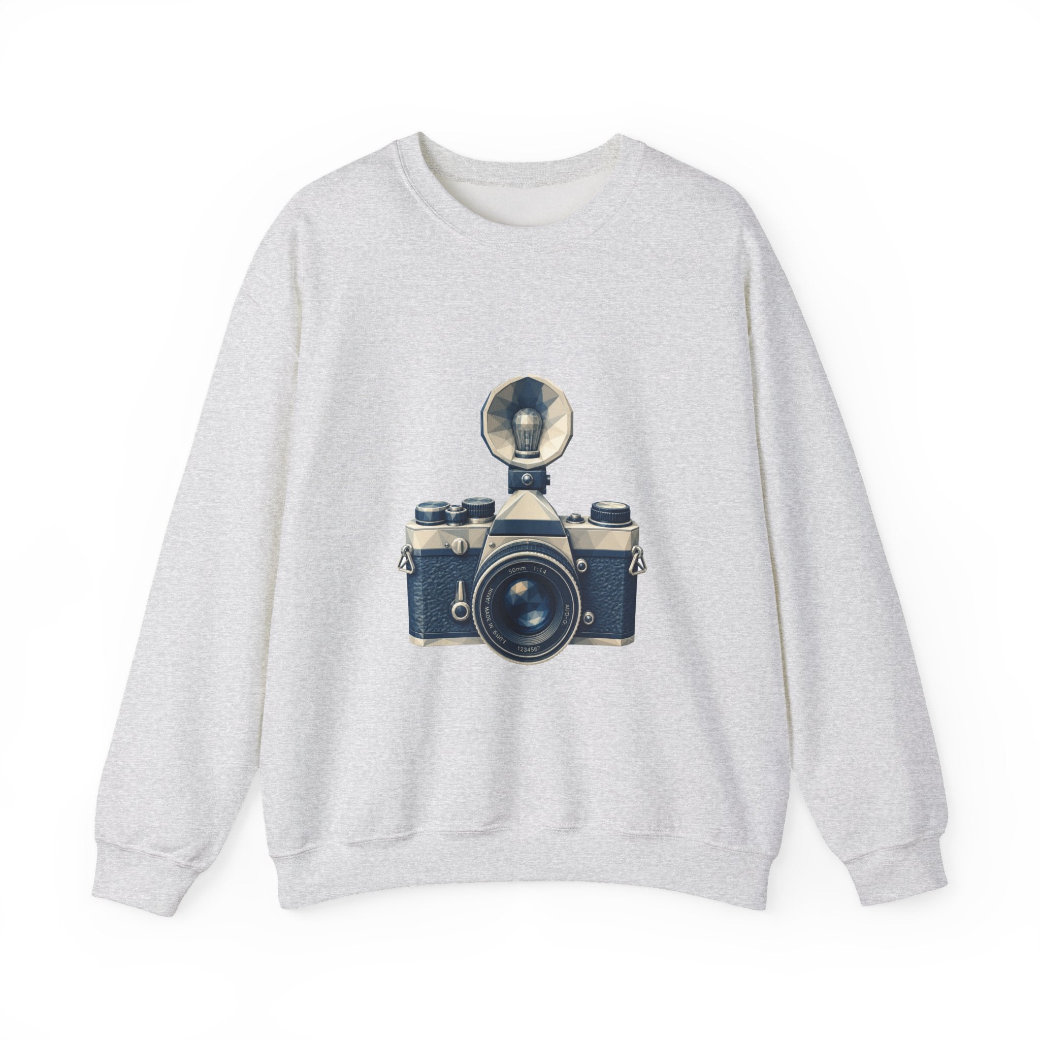 Matching Couple Sweatshirt - Camera & Film Matching Couple Comfort Colors Crew Geometric Art His Hers Love Gift - Design A
