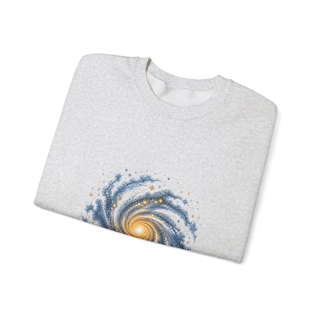 Matching Couple Sweatshirt - Galaxy & Supernova Matching Couple Crewneck Sweatshirt Vintage Art His Hers Wedding Gift - Design A