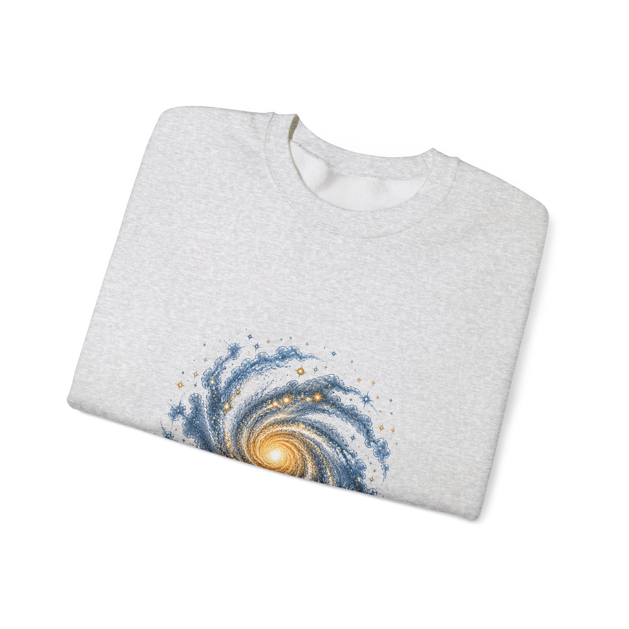 Matching Couple Sweatshirt - Galaxy & Supernova Matching Couple Crewneck Sweatshirt Vintage Art His Hers Wedding Gift - Design A