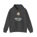 Matching Couple Sweatshirt - Open & Closed Lotus Matching Couple Hooded Sweatshirt Hand-Drawn Art His Hers Best Friend Gift - Design B