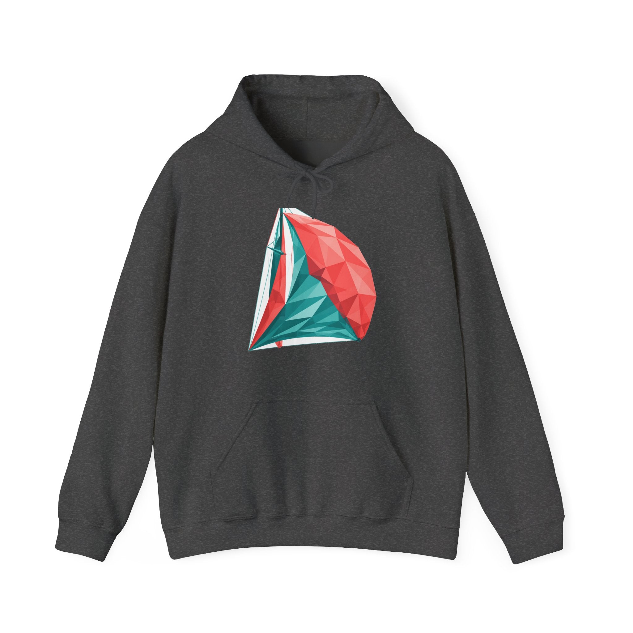Matching Couple Sweatshirt - Anchor & Sail Matching Couple Hooded Sweatshirt Geometric Art His Hers Couple Gift - Design B