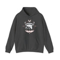 Matching Couple Sweatshirt - Eye of Ra & Horus Matching Couple Hooded Sweatshirt Minimalist Art His Hers Valentine Gift - Design B