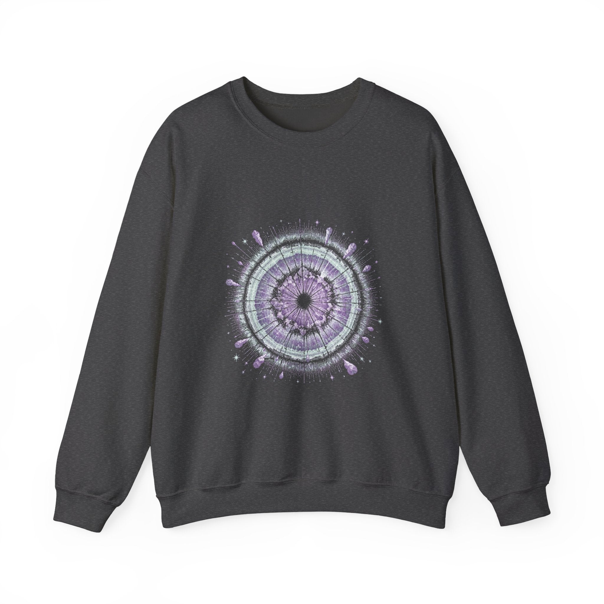 Matching Couple Sweatshirt - Galaxy & Supernova Matching Couple Premium Fleece Sweatshirt Vintage Art His Hers Honeymoon Gift - Design B