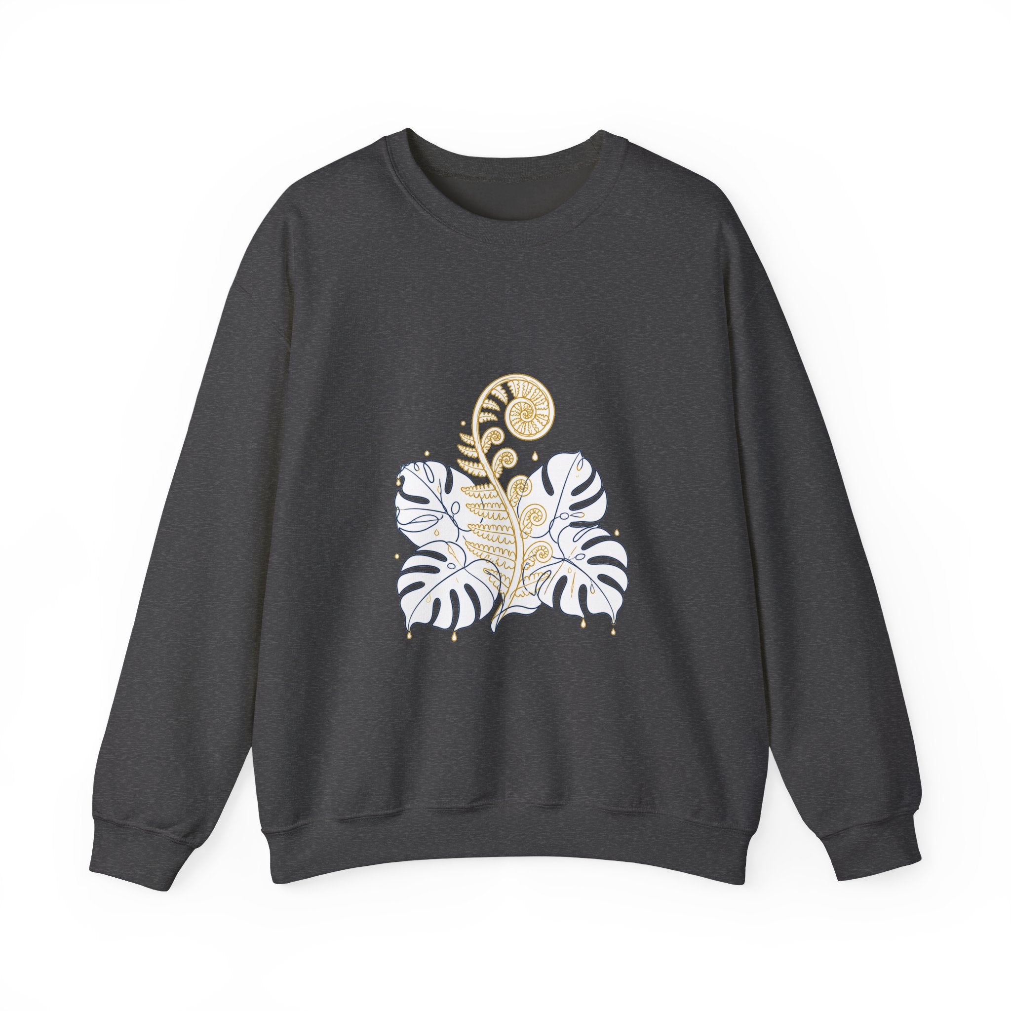 Matching Couple Sweatshirt - Desert & Rainforest Matching Couple Comfort Colors Crew Minimalist Art His Hers Christmas Gift - Design B