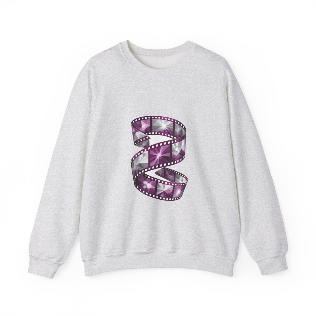 Matching Couple Sweatshirt - Camera & Film Matching Couple Premium Fleece Sweatshirt Geometric Art His Hers Love Gift - Design B
