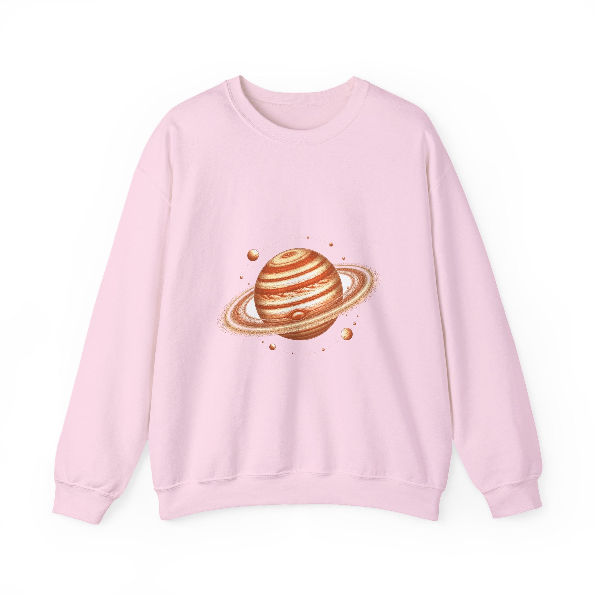 Matching Couple Sweatshirt - Astronaut & Planet Matching Couple Comfort Colors Crew Vintage Art His Hers Honeymoon Gift - Design B