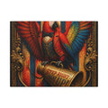 Parrot Ringmaster Wall Art Canvas 16×20 Baroque Home Office Decor Maximalist Print