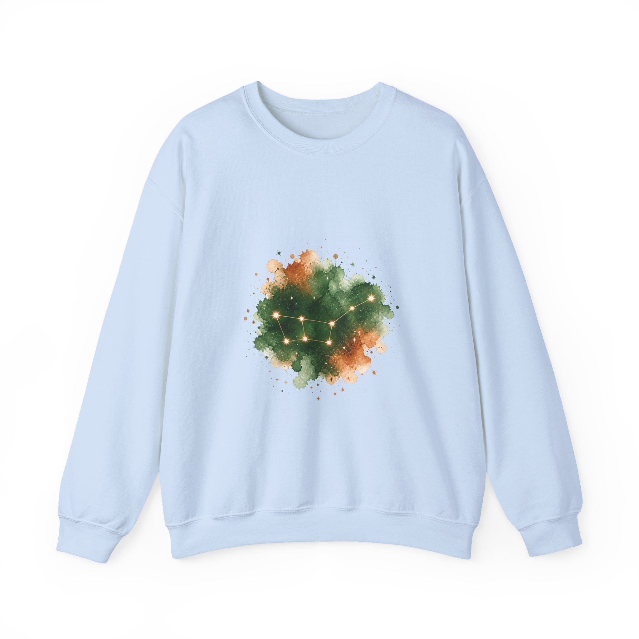 Matching Couple Sweatshirt - Big & Little Dipper Matching Couple Crewneck Sweatshirt Watercolor Art His Hers Engagement Gift - Design A