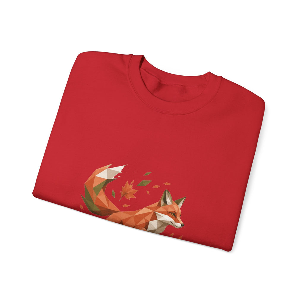Matching Couple Sweatshirt - Fox & Rabbit Matching Couple Comfort Colors Crew Geometric Art His Hers Love Gift - Design A