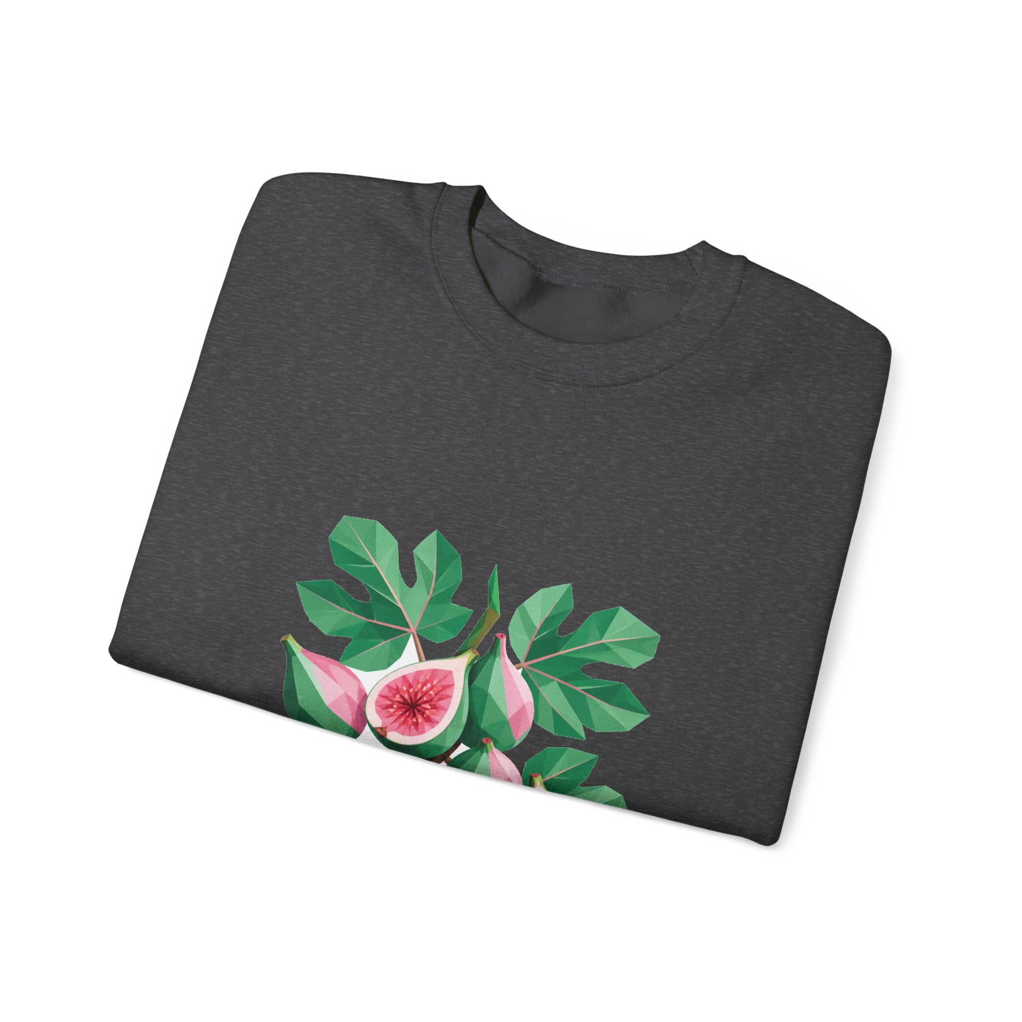 Matching Couple Sweatshirt - Olive Branch & Fig Matching Couple Comfort Colors Crew Geometric Art His Hers Love Gift - Design B