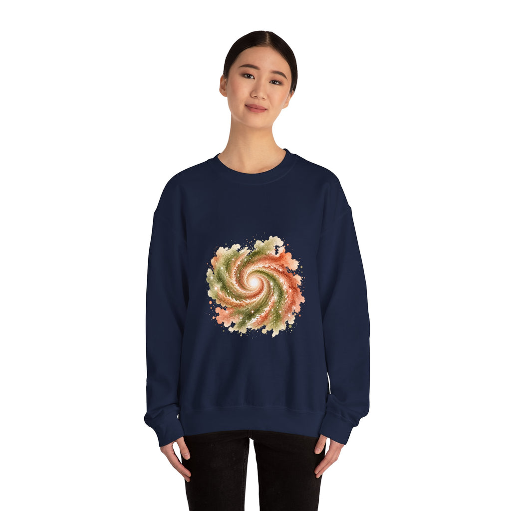 Matching Couple Sweatshirt - Galaxy & Supernova Matching Couple Crewneck Sweatshirt Watercolor Art His Hers Engagement Gift - Design A