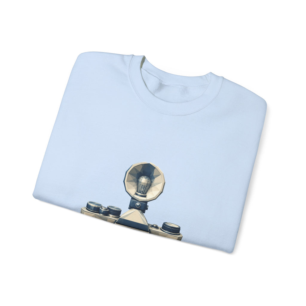 Matching Couple Sweatshirt - Camera & Film Matching Couple Comfort Colors Crew Geometric Art His Hers Love Gift - Design A