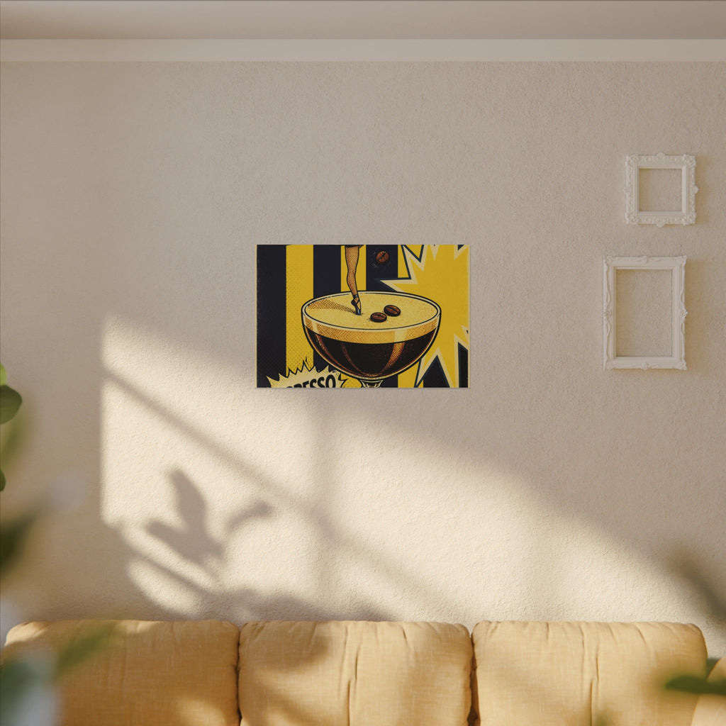 Espresso Martini Acrobat Wall Art Canvas 16×20 Pop Art Living Room Decor Maximalist Print