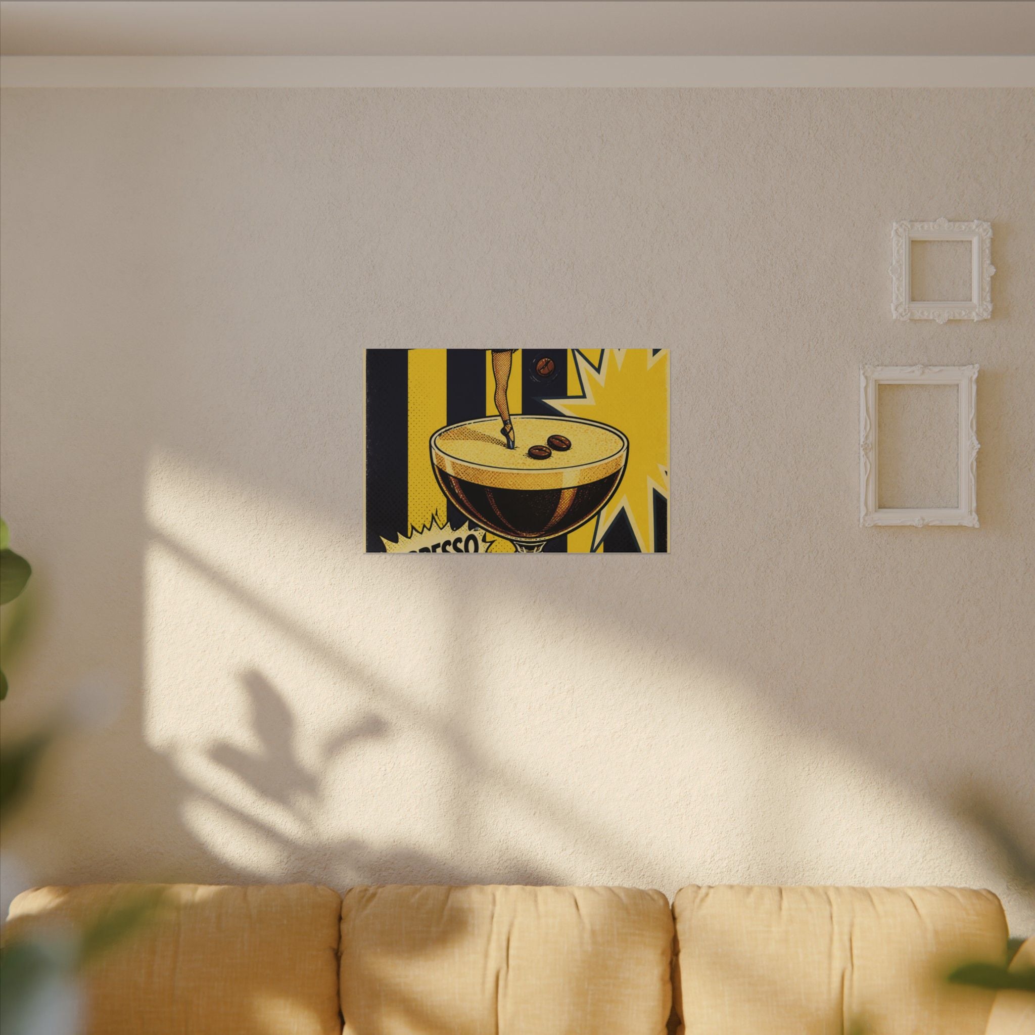 Espresso Martini Acrobat Wall Art Canvas 16×20 Pop Art Living Room Decor Maximalist Print