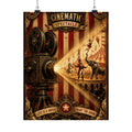 Film Camera Projector Show Wall Art Poster 24×36 Baroque Studio Decor Maximalist Print