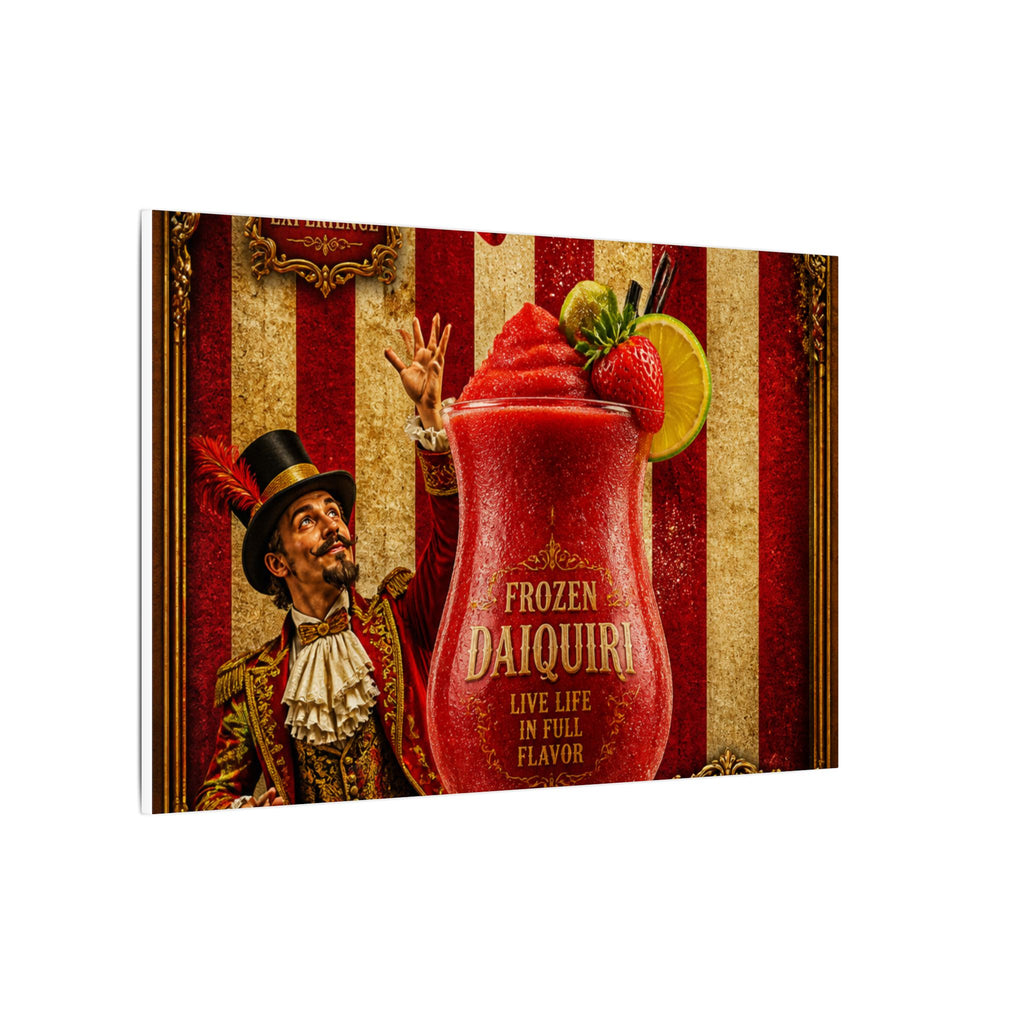 Daiquiri Fruit Juggler Wall Art Canvas 24×36 Baroque Studio Decor Maximalist Print