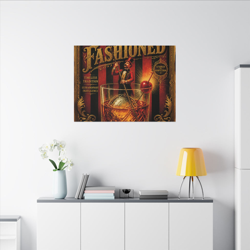 Old Fashioned Ringmaster Wall Art Canvas 16×20 Baroque Home Office Decor Maximalist Print