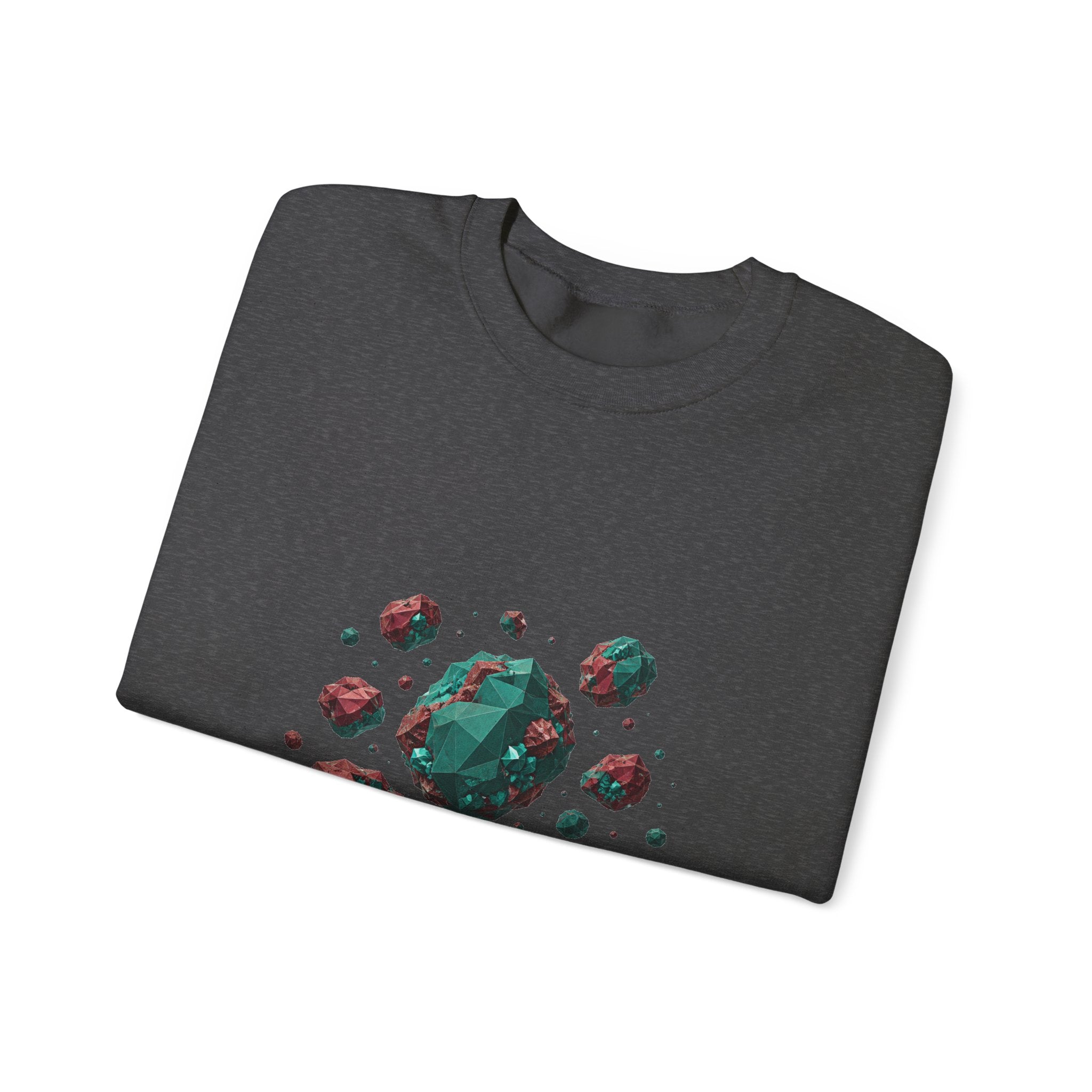 Matching Couple Sweatshirt - Comet & Asteroid Matching Couple Comfort Colors Crew Geometric Art His Hers Love Gift - Design B