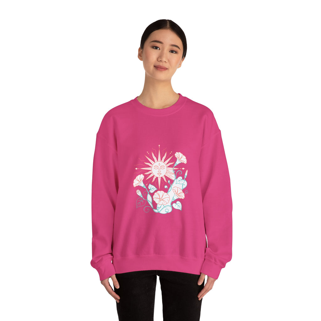 Matching Couple Sweatshirt - Sun & Moon Matching Couple Premium Fleece Sweatshirt Minimalist Art His Hers Christmas Gift - Design B