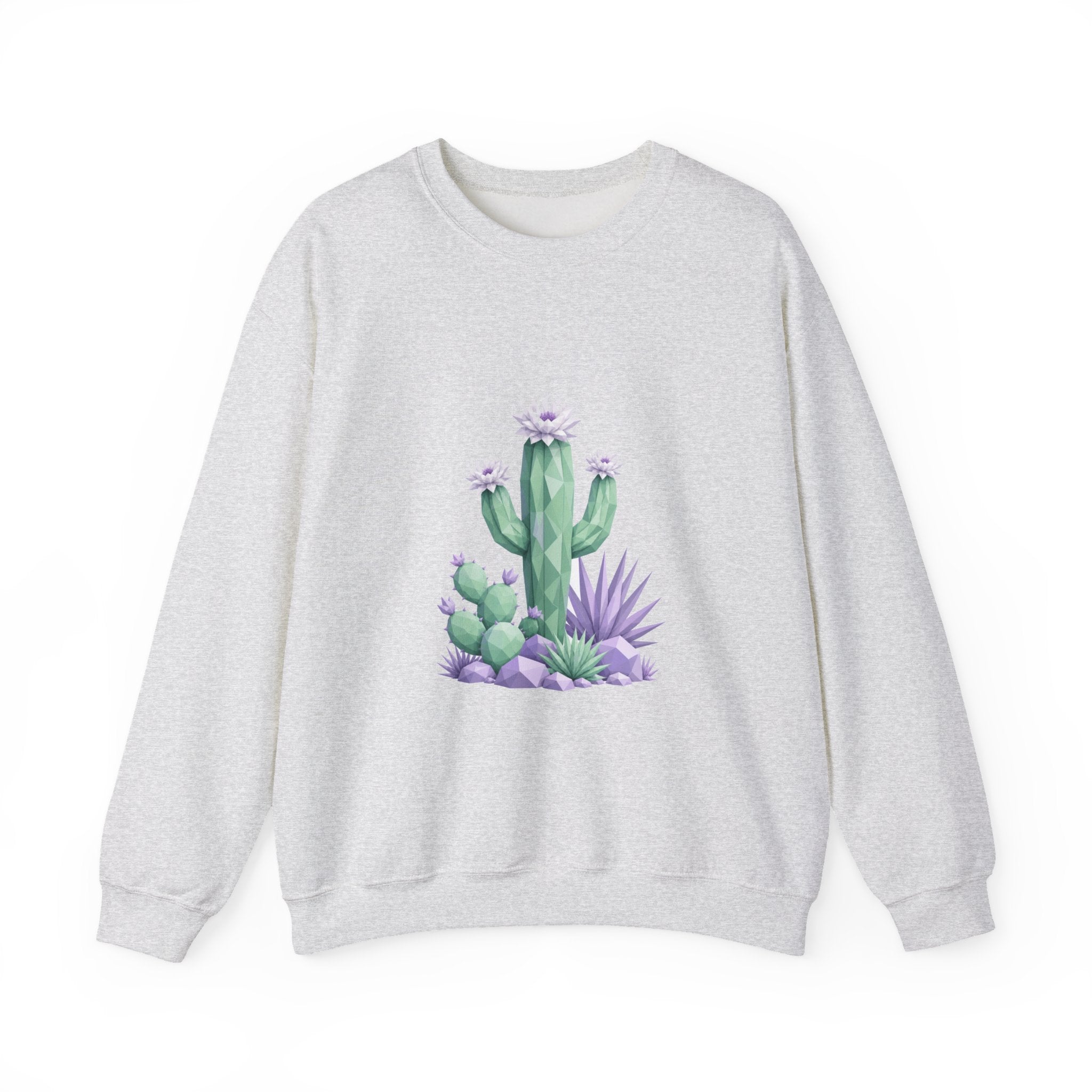 Matching Couple Sweatshirt - Desert & Rainforest Matching Couple Premium Fleece Sweatshirt Geometric Art His Hers Love Gift - Design A