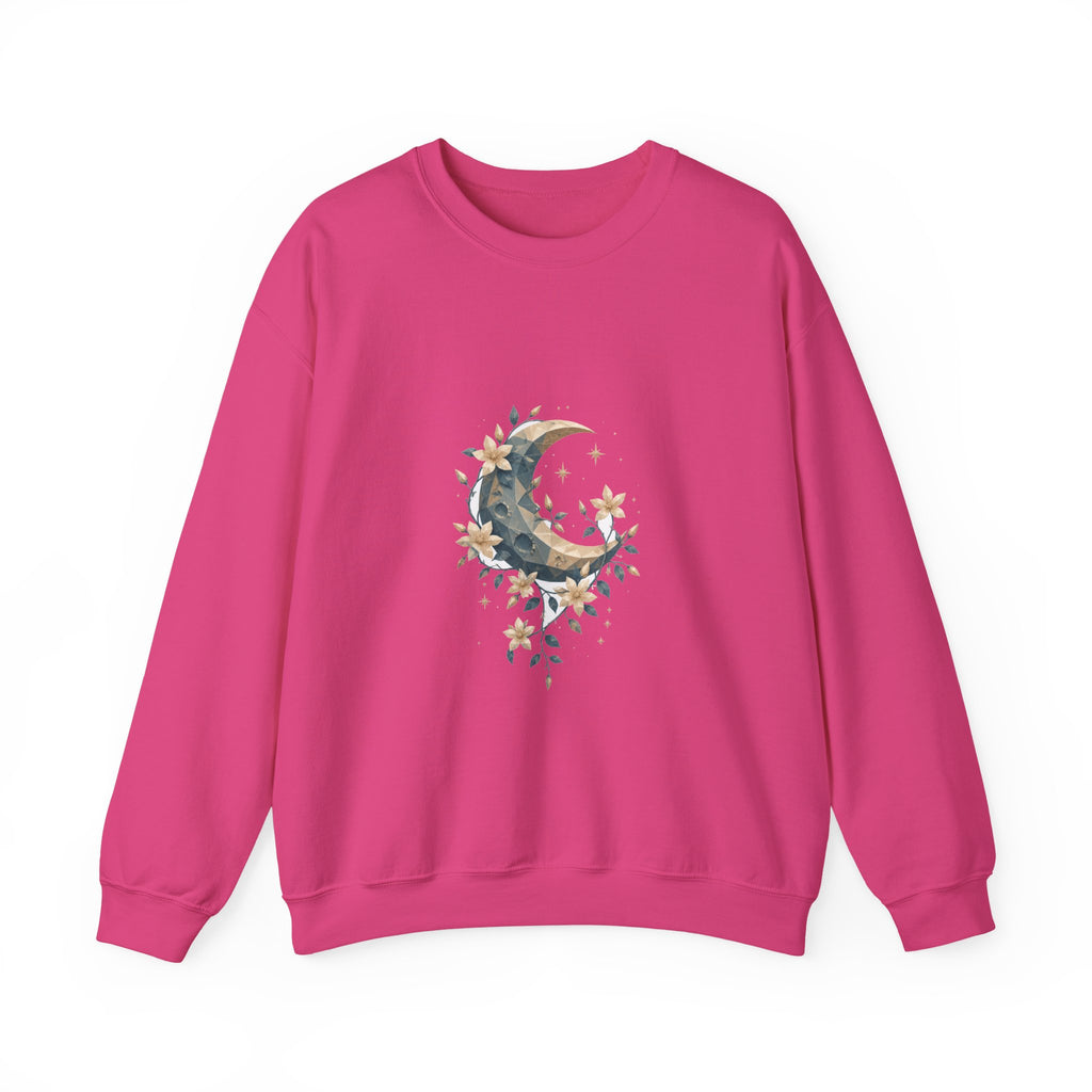 Matching Couple Sweatshirt - Sun & Moon Matching Couple Crewneck Sweatshirt Geometric Art His Hers Couple Gift - Design A