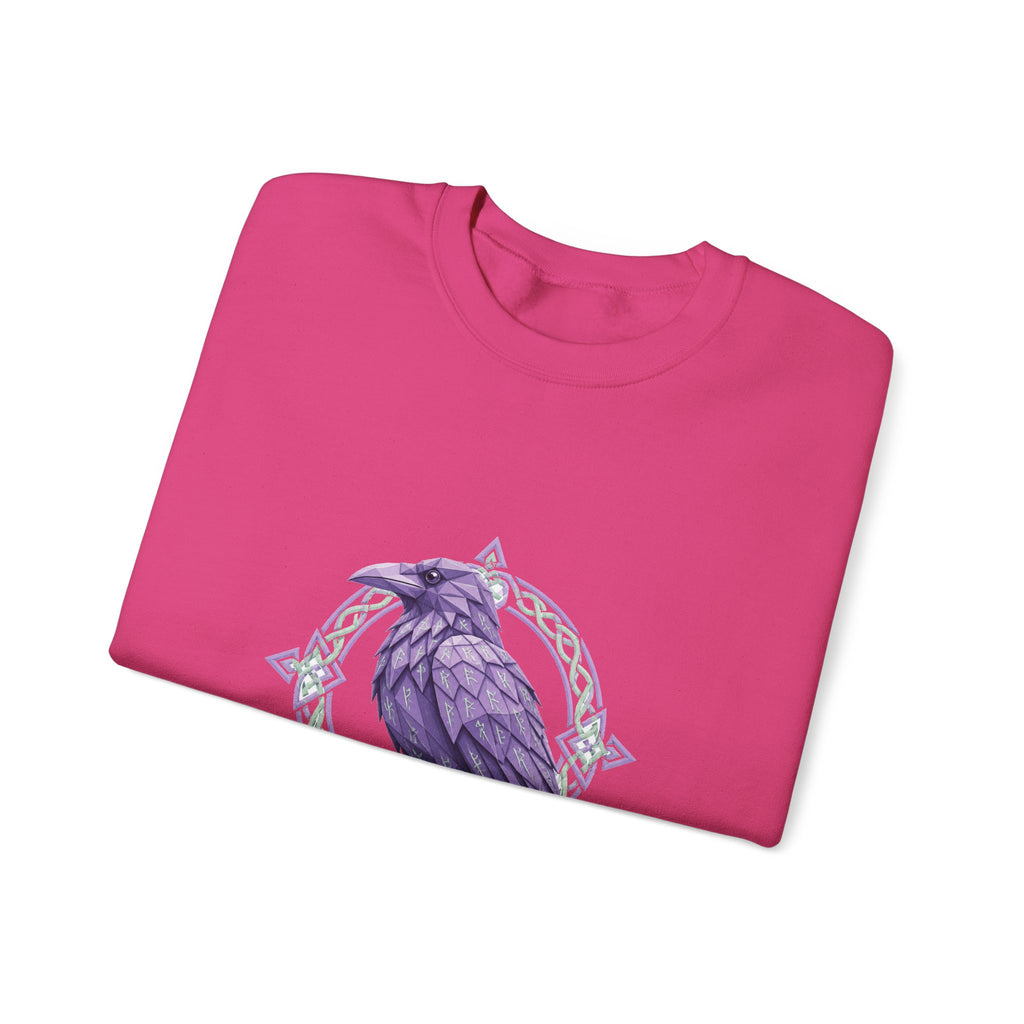 Matching Couple Sweatshirt - Huginn & Muninn Matching Couple Comfort Colors Crew Geometric Art His Hers Love Gift - Design B