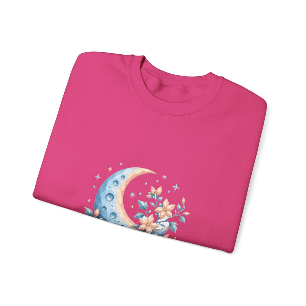 Matching Couple Sweatshirt - Sun & Moon Matching Couple Premium Fleece Sweatshirt Geometric Art His Hers Love Gift - Design A