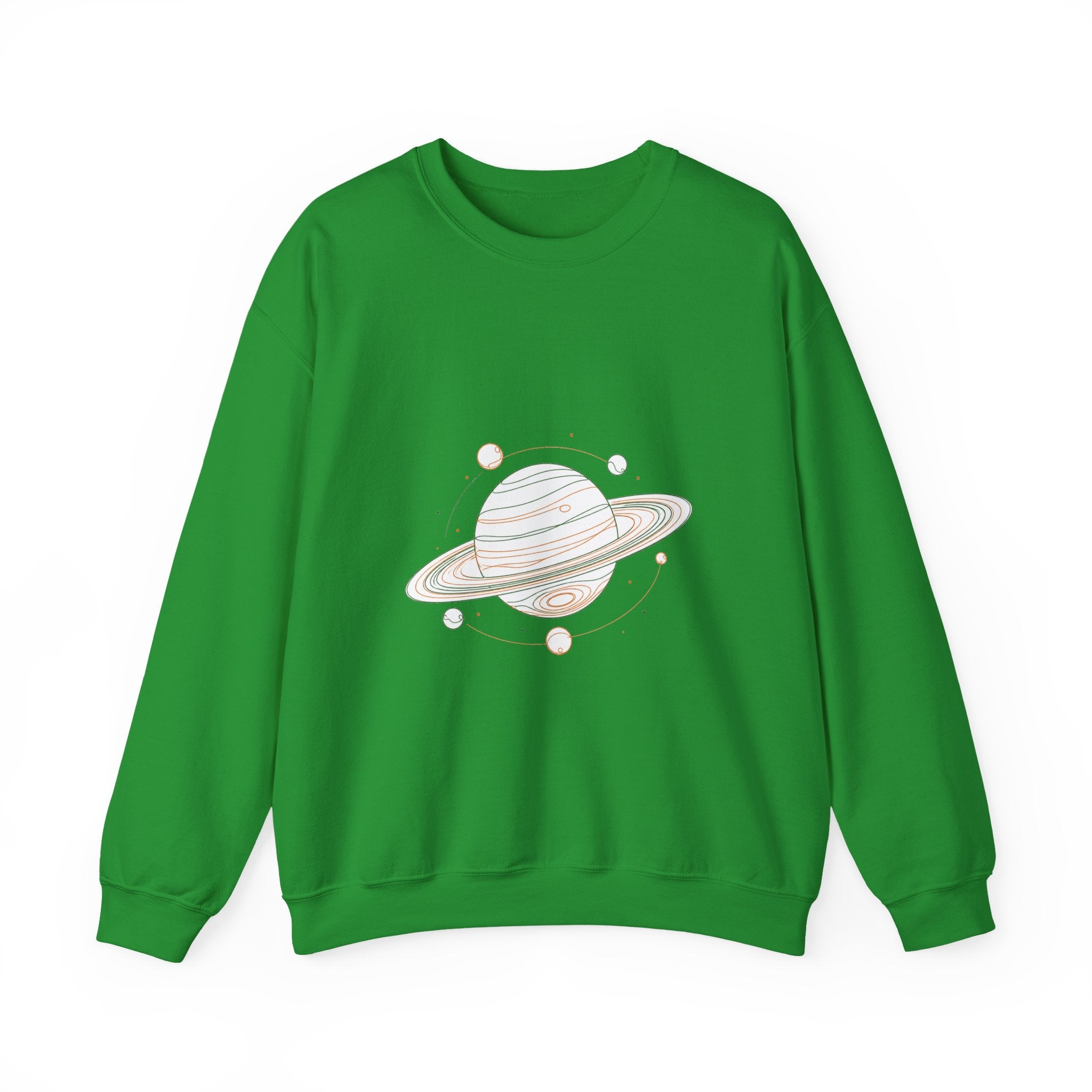 Matching Couple Sweatshirt - Saturn & Jupiter Matching Couple Comfort Colors Crew Minimalist Art His Hers Christmas Gift - Design A