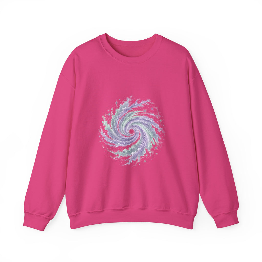 Matching Couple Sweatshirt - Galaxy & Supernova Matching Couple Premium Fleece Sweatshirt Vintage Art His Hers Honeymoon Gift - Design A
