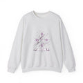 Matching Couple Sweatshirt - Aurora & Southern Cross Matching Couple Crewneck Sweatshirt Hand-Drawn Art His Hers Best Friend Gift - Design B