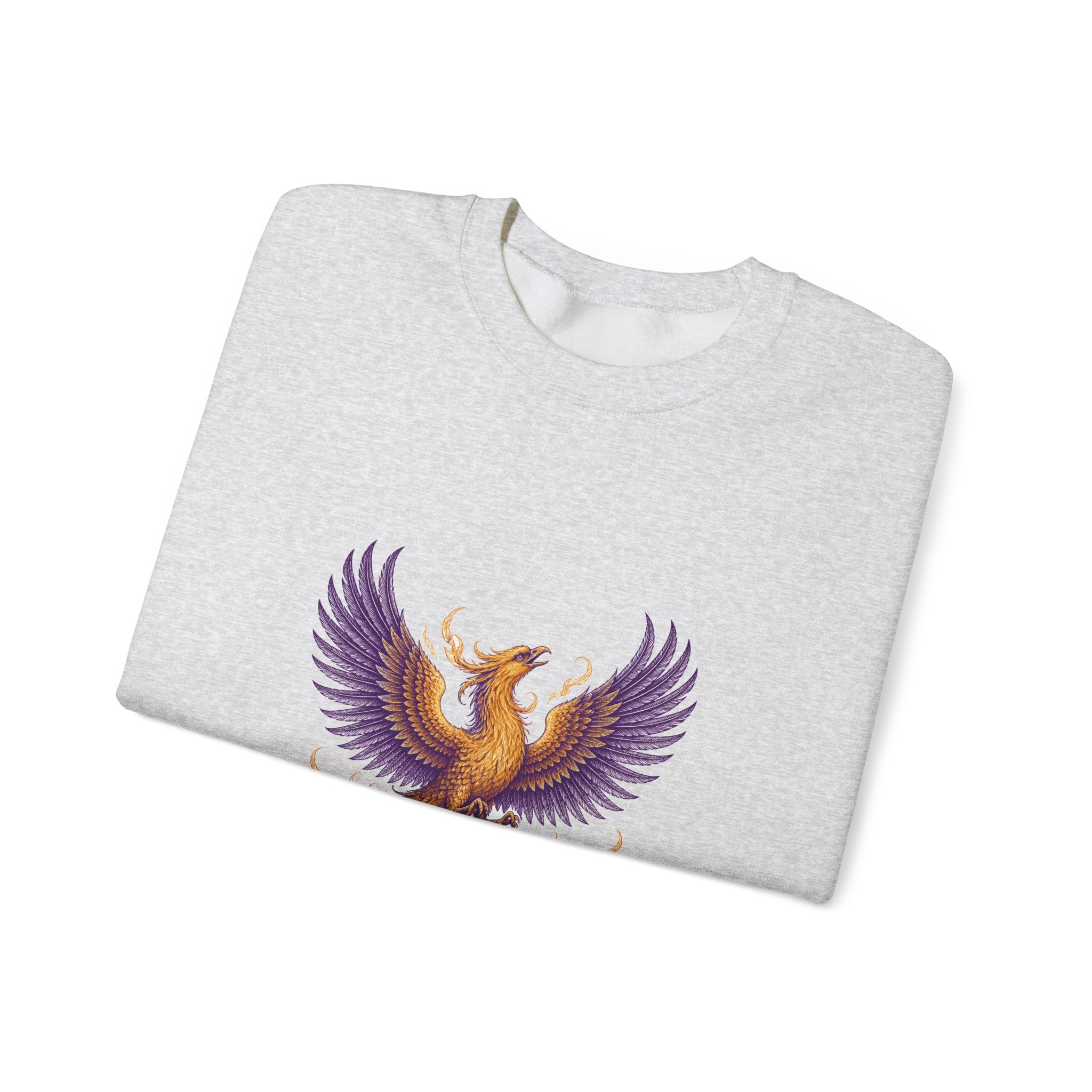 Matching Couple Sweatshirt - Dragon & Phoenix Matching Couple Comfort Colors Crew Vintage Art His Hers Honeymoon Gift - Design B