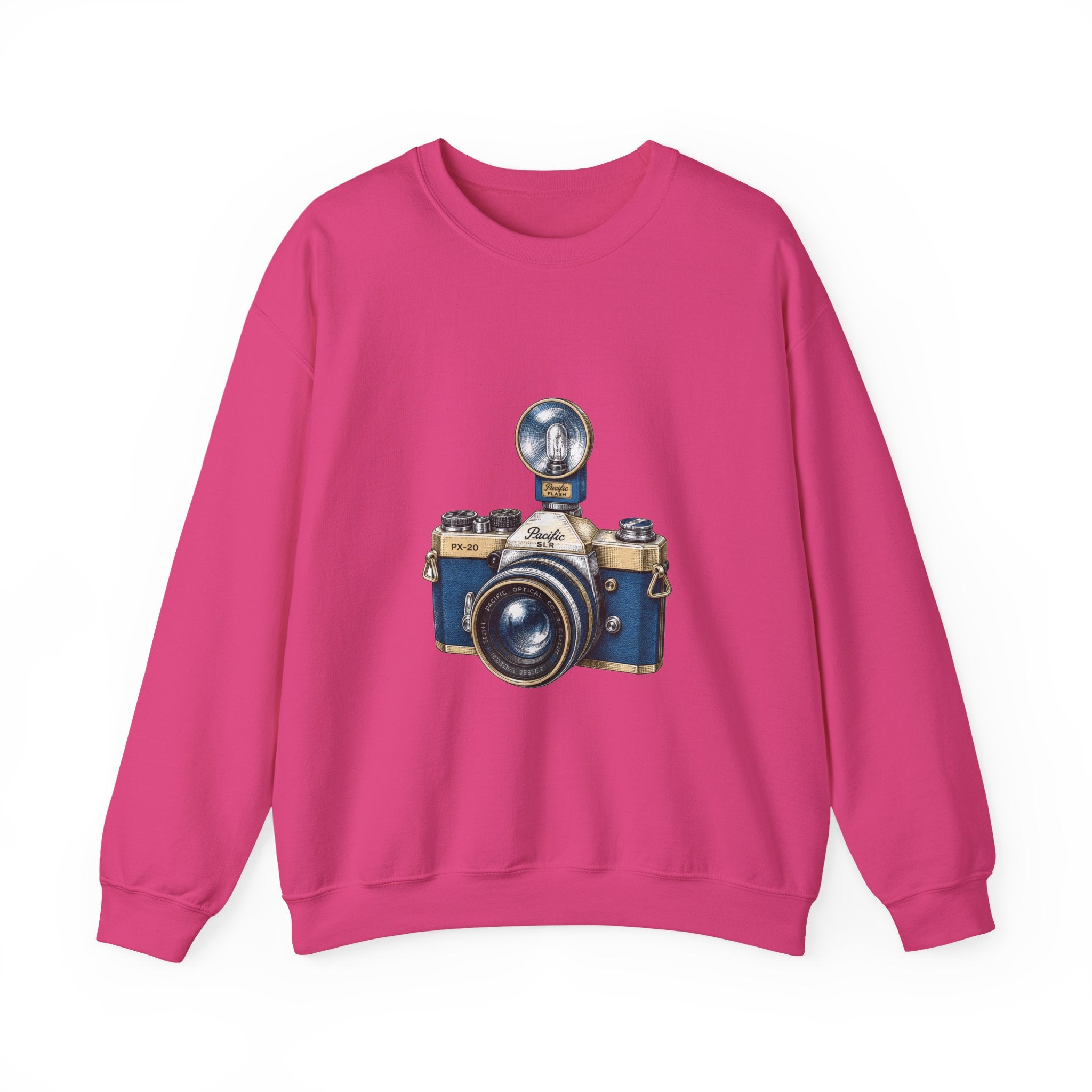 Matching Couple Sweatshirt - Camera & Film Matching Couple Crewneck Sweatshirt Hand-Drawn Art His Hers Best Friend Gift - Design A