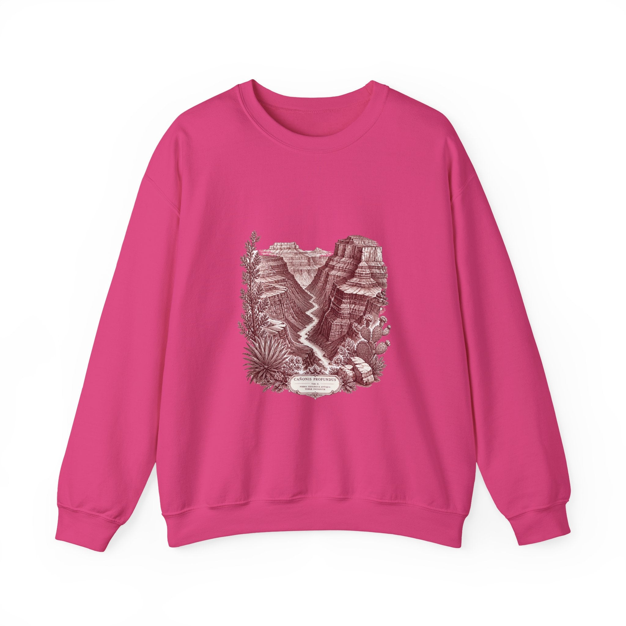 Matching Couple Sweatshirt - Lavender Fields & Canyon Matching Couple Crewneck Sweatshirt Vintage Art His Hers Wedding Gift - Design B
