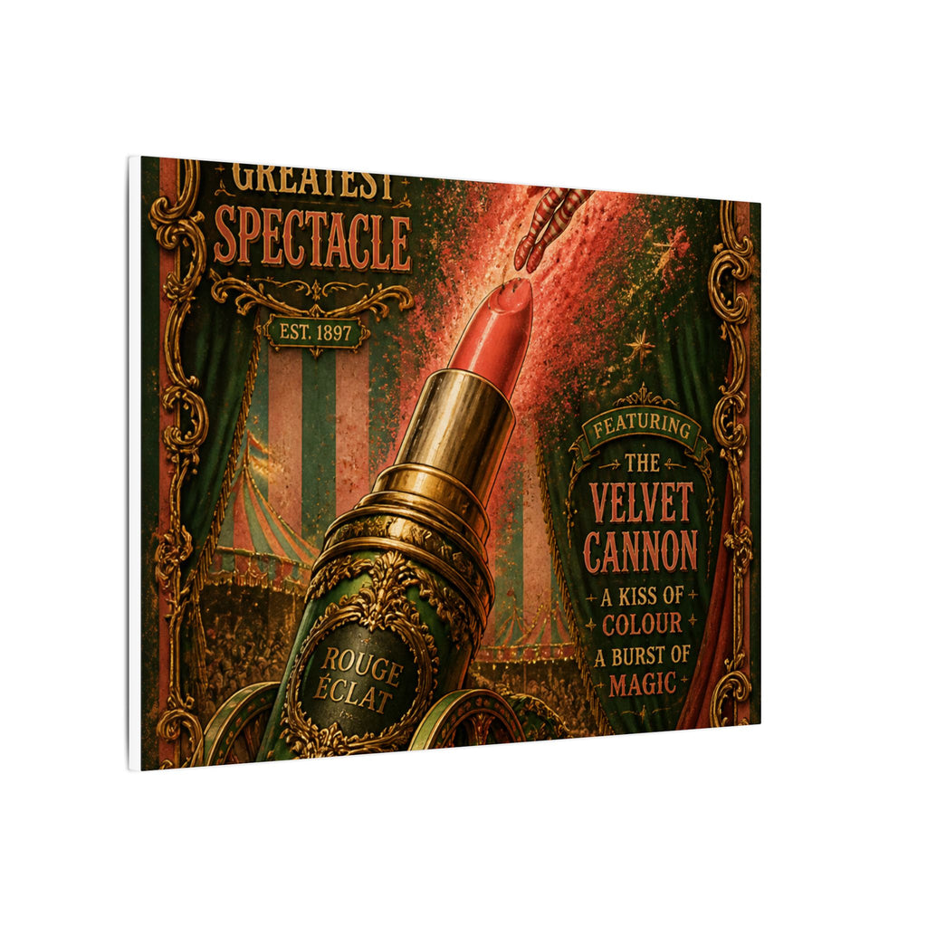 Lipstick Cannon Wall Art Canvas 16×20 Baroque Home Office Decor Maximalist Print