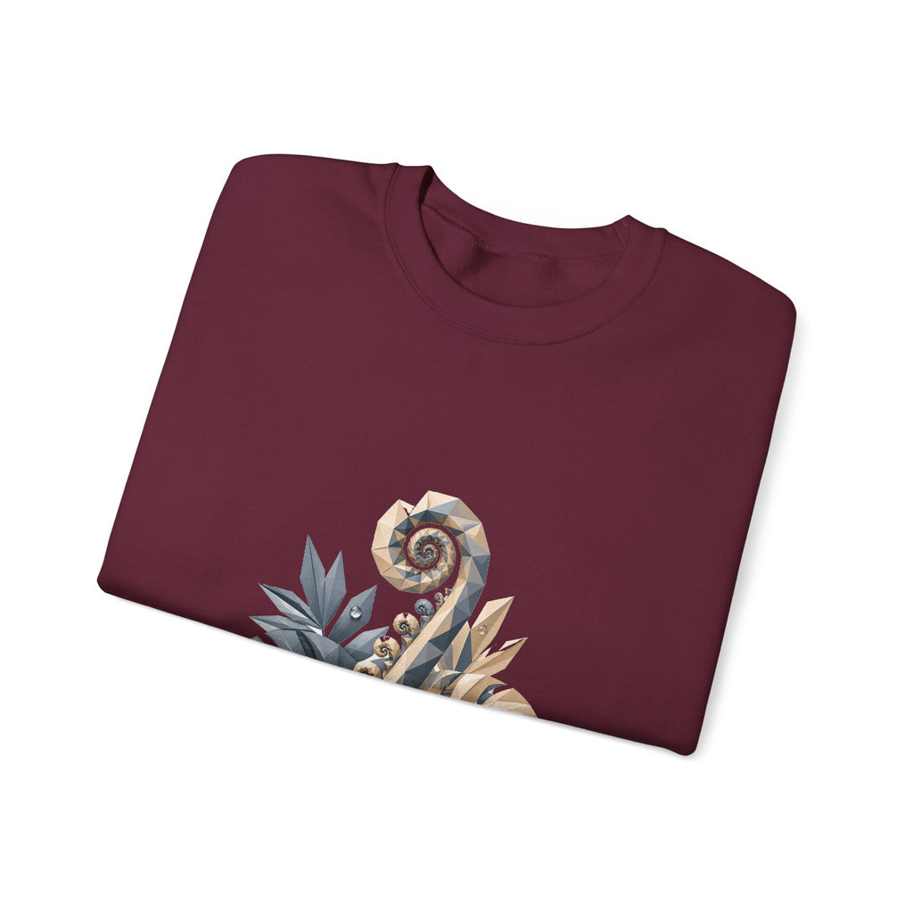 Matching Couple Sweatshirt - Desert & Rainforest Matching Couple Comfort Colors Crew Geometric Art His Hers Love Gift - Design B