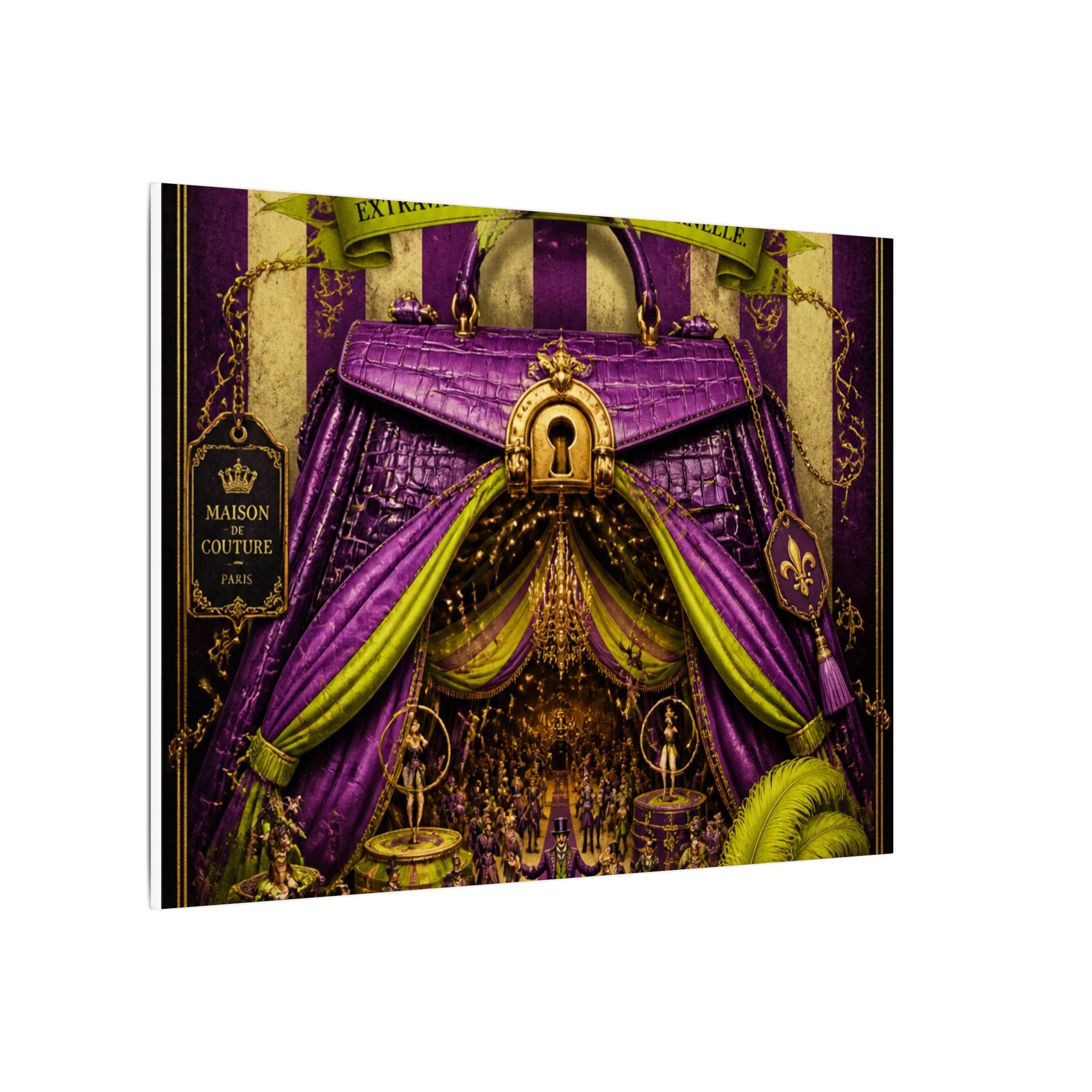 Handbag Big Top Wall Art Canvas 16×20 Baroque Home Office Decor Maximalist Print