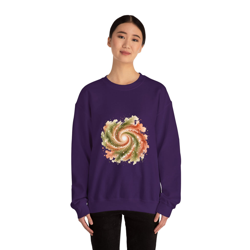 Matching Couple Sweatshirt - Galaxy & Supernova Matching Couple Crewneck Sweatshirt Watercolor Art His Hers Engagement Gift - Design A