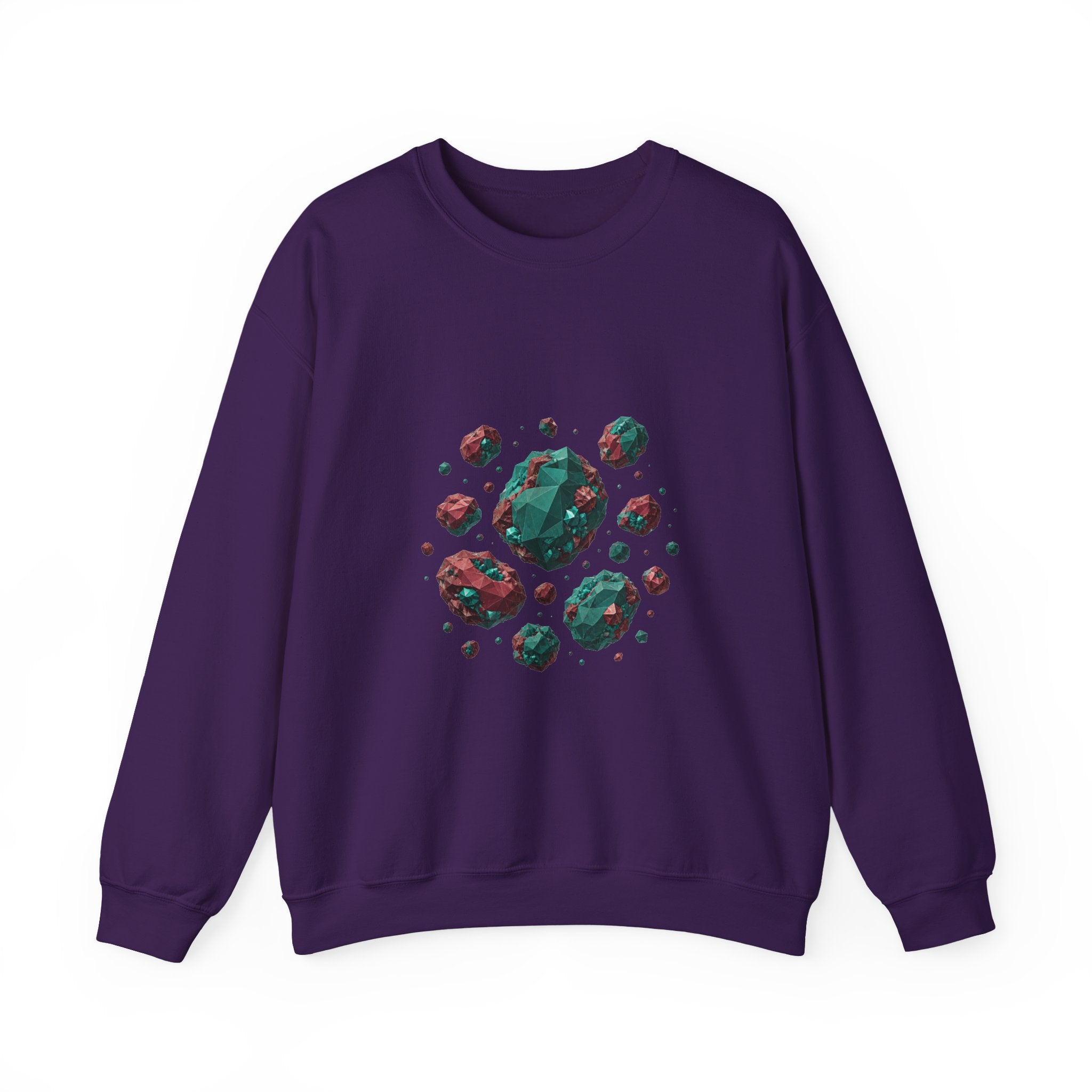 Matching Couple Sweatshirt - Comet & Asteroid Matching Couple Comfort Colors Crew Geometric Art His Hers Love Gift - Design B