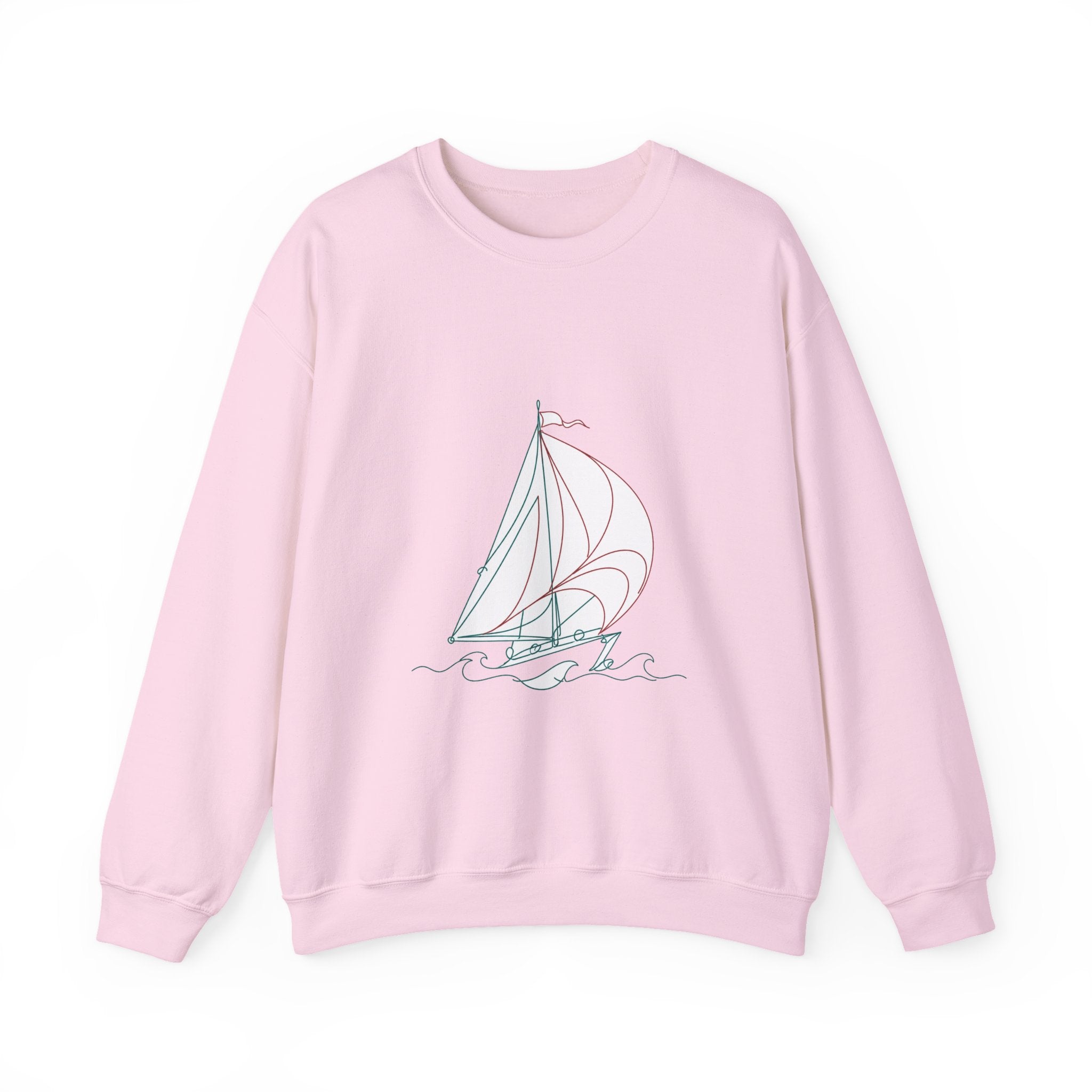Matching Couple Sweatshirt - Anchor & Sail Matching Couple Comfort Colors Crew Minimalist Art His Hers Christmas Gift - Design B